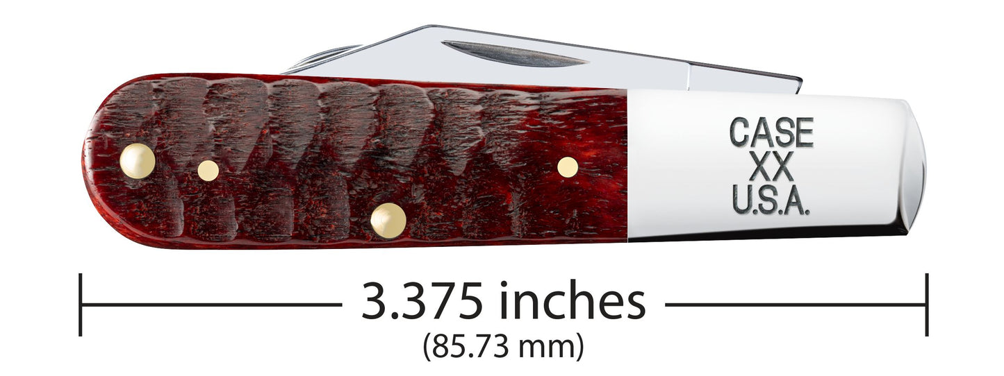 Case Knife Old Red Bone Gator Jig Barlow 51544