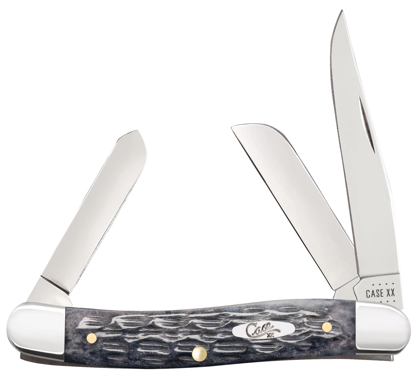 Case Knife Pocket Gray Bone Stockman 58413