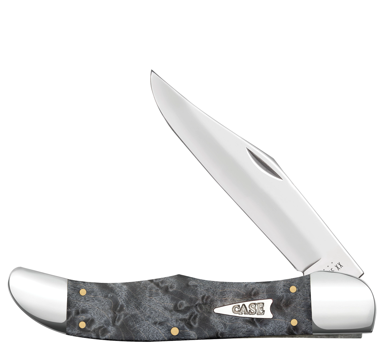 Case Knife Gray Birdseye Folding Hunter 11013