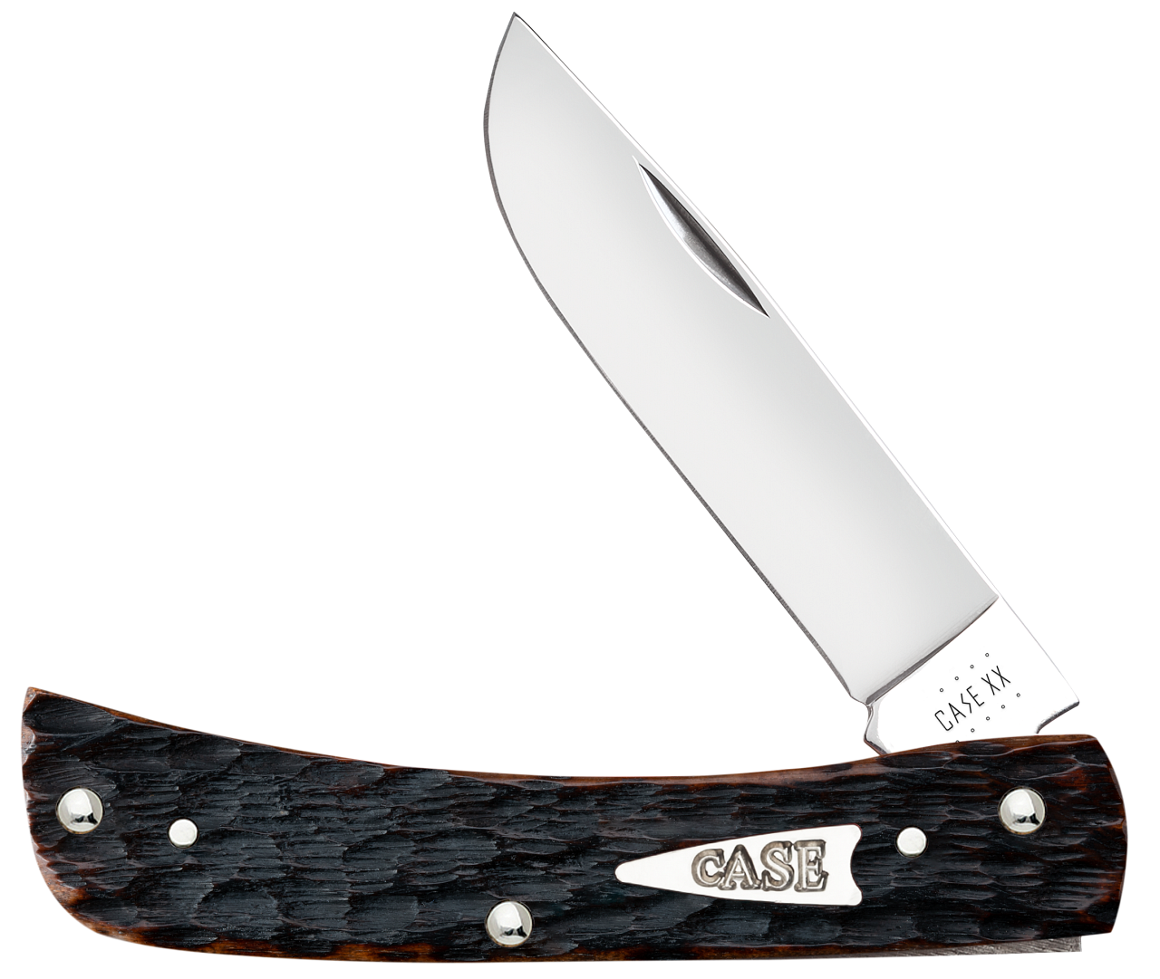 Case Knife Brown Peach Sod Buster 42653