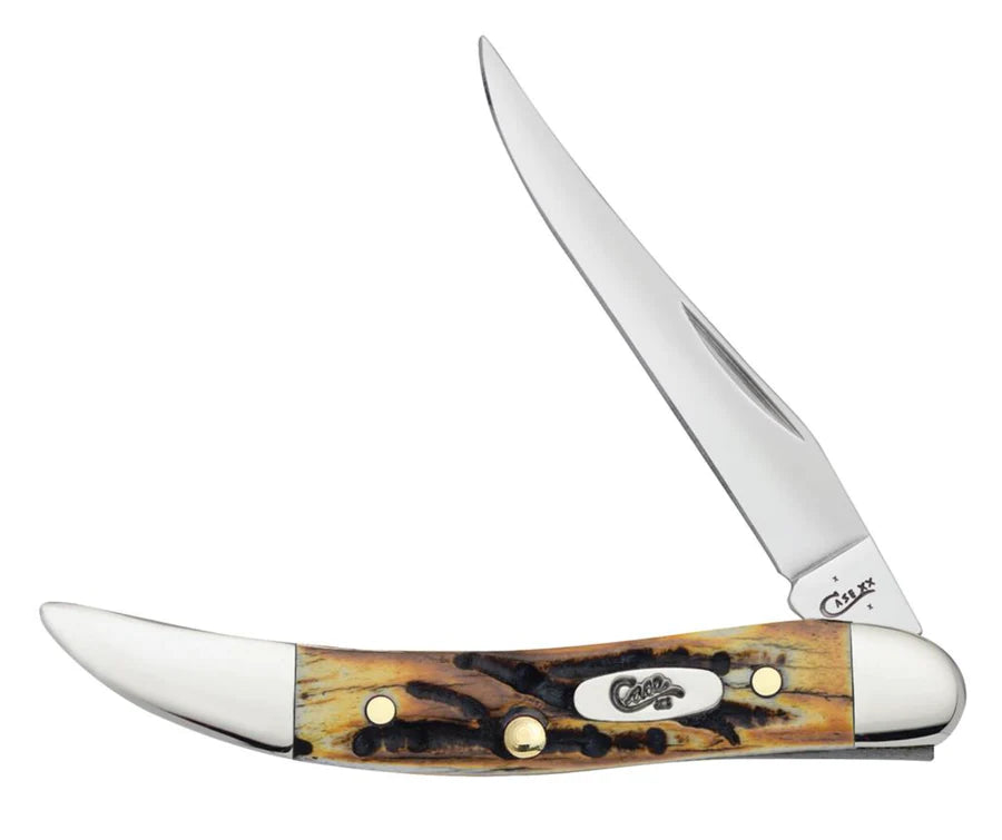 Case Knife Genuine Stag Small Texas Toothpick 05532