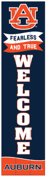 Auburn Double Sided Sign 47" Leaner
