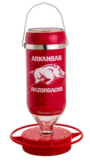 Arkansas Razorbacks Hummingbird Feeder