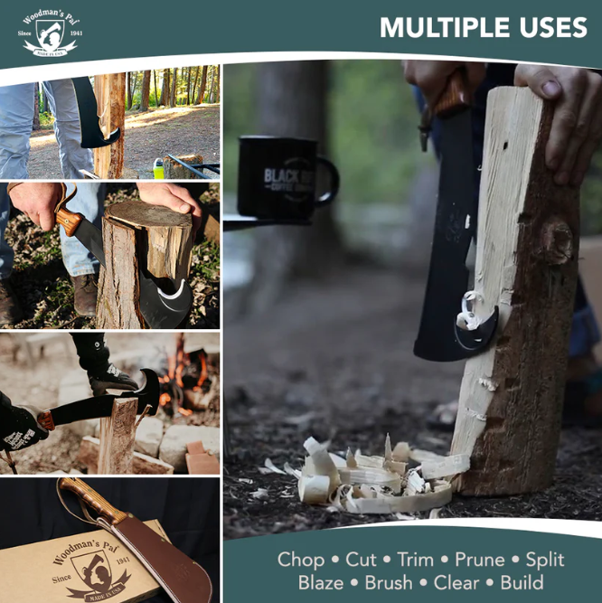 Woodman's Pal Machete Leather with Knuckle Guard