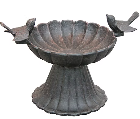 2 Birds Tabletop Birdbath or Feeder