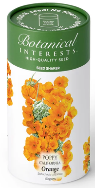 Orange California Poppy Seed Shaker