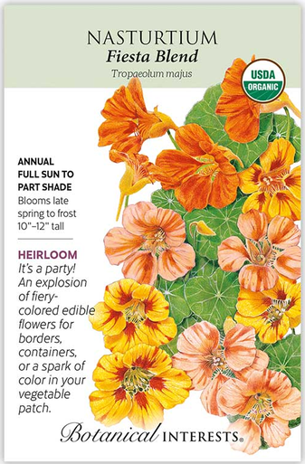 Fiesta Blend Nasturtium Seeds