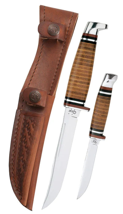 Case Knife Leather Hunting 2 set 00372