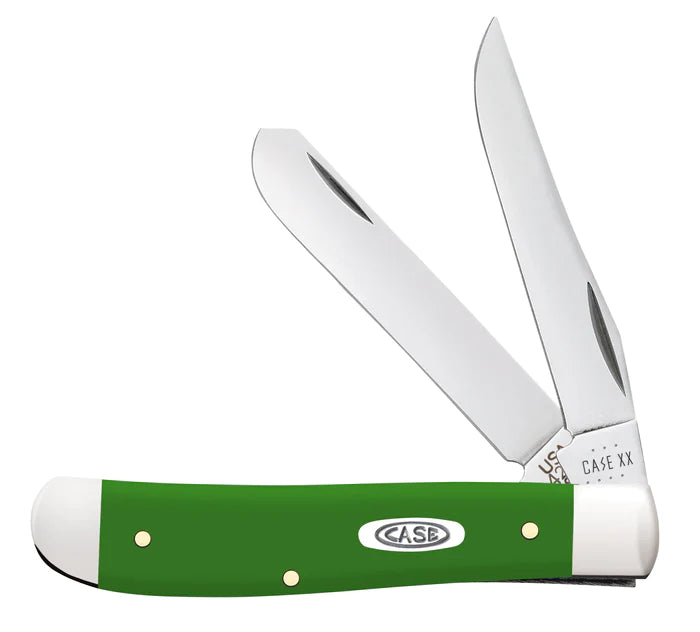 Case Knife Green Synthetic Mini Trapper 53391