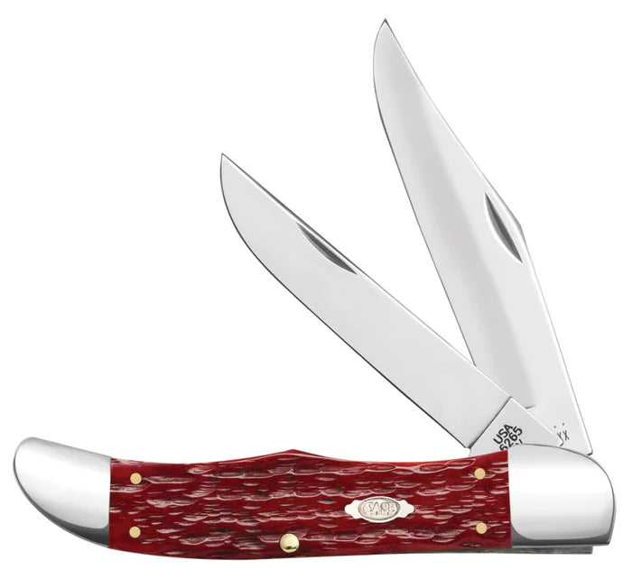 Case Knife Peach Seed Large Folding Hunter 30093 (CS)