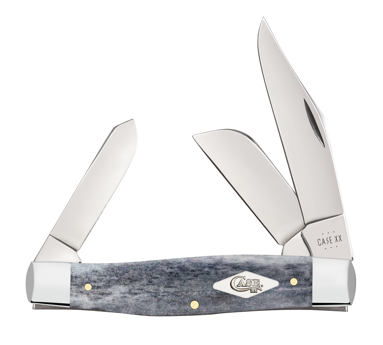 Case Knife Gray Bone Large Stockman 34203