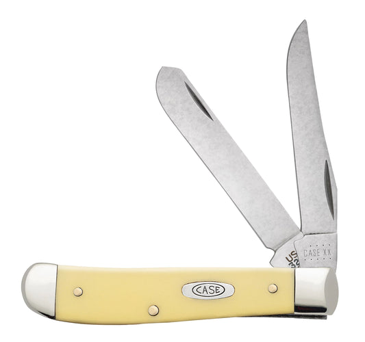 Case Knife Mini Trapper Yellow 00029