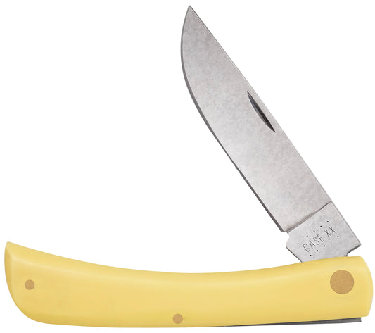 Case Knife Yellow Synthetic Sod Buster 00038