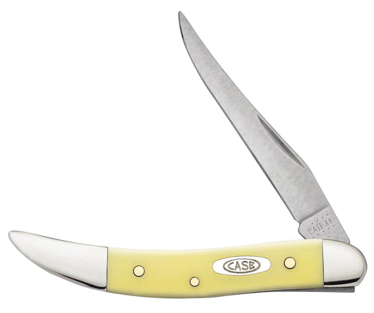 Case Knife Yellow Synthetic Texas Toothpick 00091