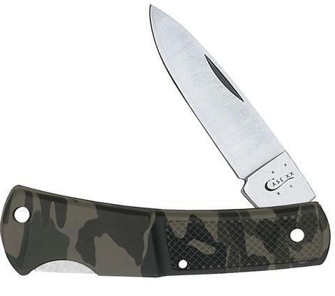 Case Knife Camo Caliber Small Lockback 00662
