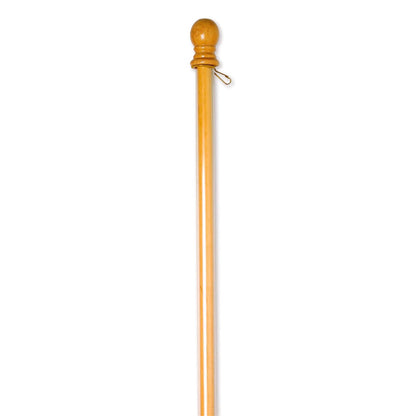 Wooden House Flag Pole