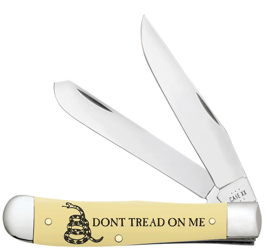 Case Knife Yellow Synthetic Trapper 06089