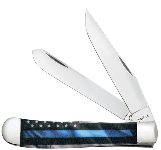 Case Knife Blue Line Synthetic Smooth Trapper 09578