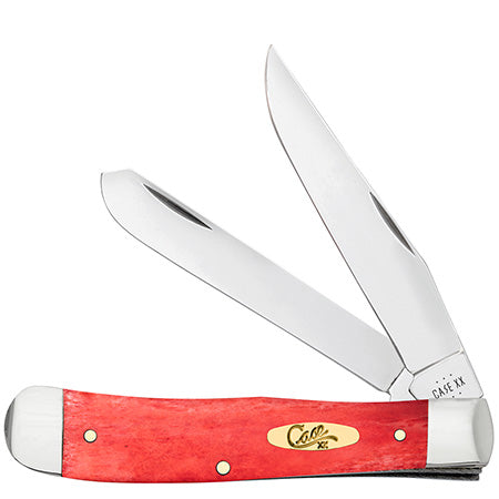 Case Knife Dark Red Smooth Trapper 10760