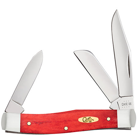 Case Knife Dark Red Smooth Stockman 10762