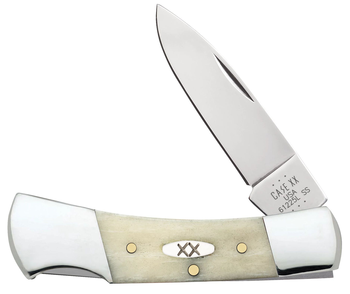 Case Knife Natural Bone Lockback 13314