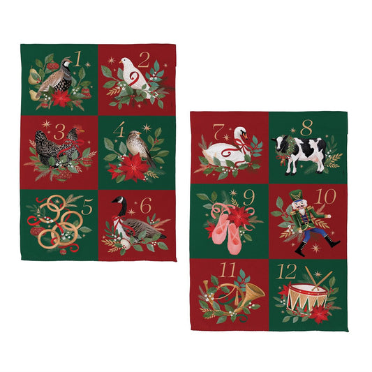 12 Days of Christmas House Flag