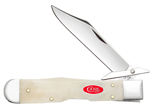Case Knife Natural Bone Smooth Cheetah Cub 14026