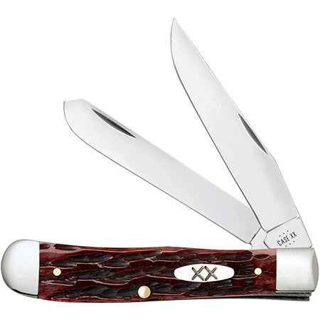 Case Knife Mahogany Peach Seed Trapper 25130