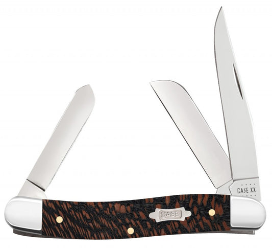 Case Knife Black Sycamore Stockman 25573