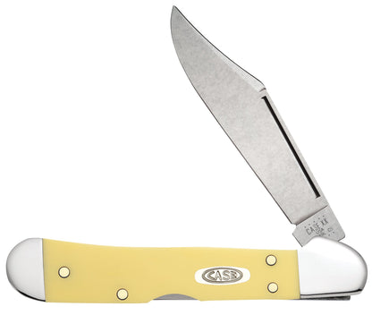 Case Knife Yellow Synthetic CopperLock (CS) 30116
