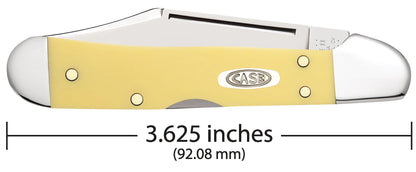 Case Knife Yellow Synthetic CopperLock (CS) 30116