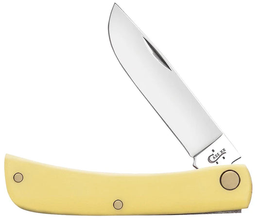 Case Knife Yellow Synthetic Sod Buster Jr CS 00032