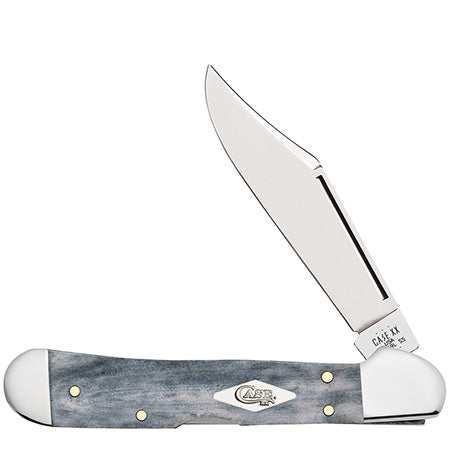 Case Knife Gray Bone Mini Copper Lock 34201