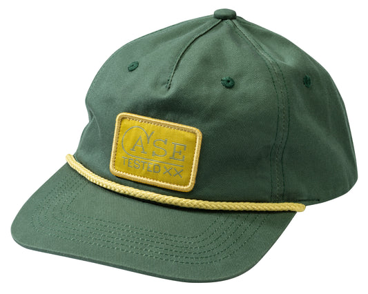Case Knife Cap Ball Snapback Green W/Rope & Tested XX Patch 41259