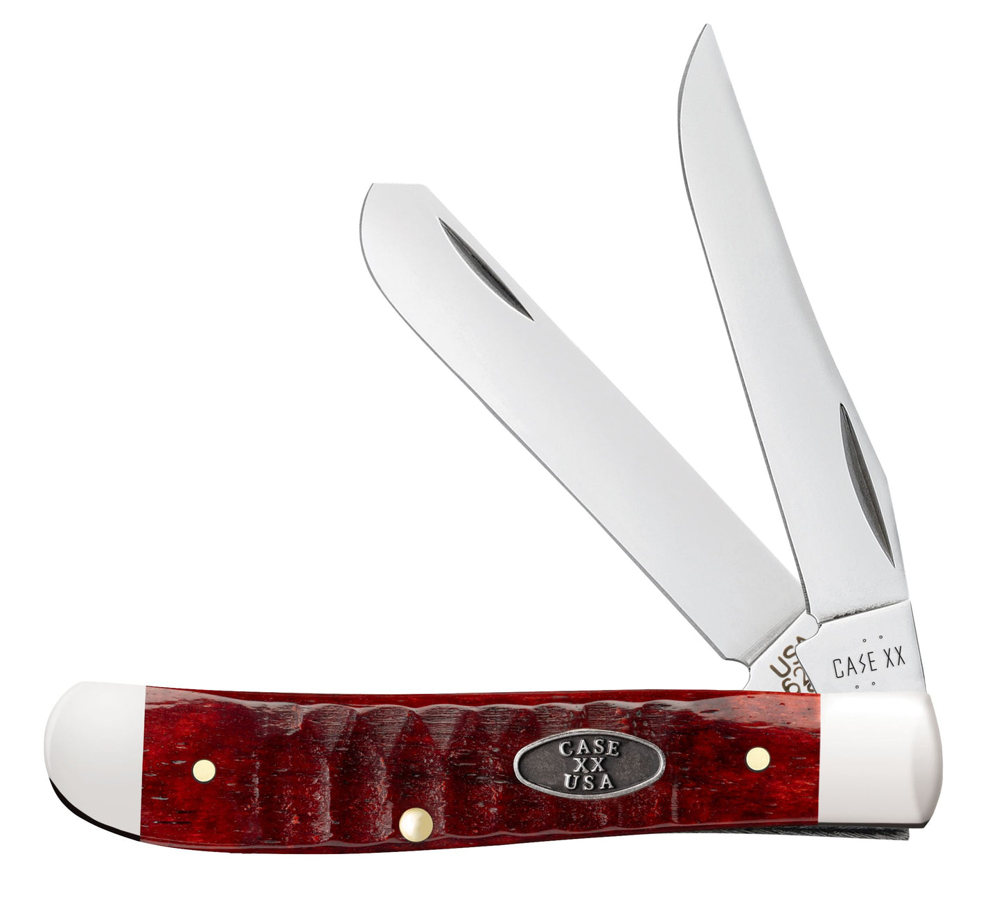 Case Knife Old Red Bone Gator Jig Mini Trapper 51541