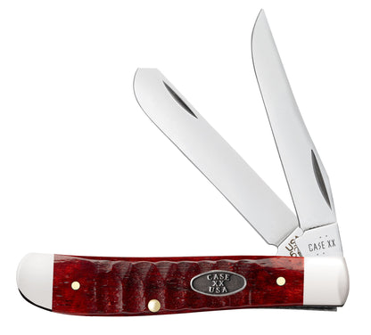 Case Knife Old Red Bone Gator Jig Mini Trapper 51541