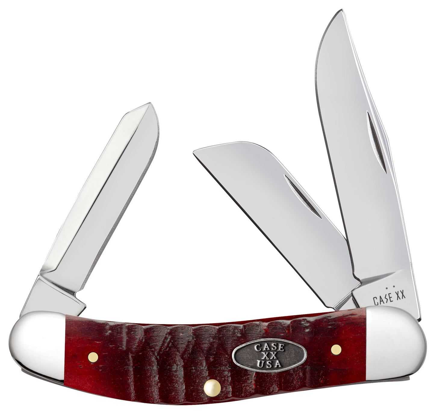 Case Knife Bose Old Red Bone Gator Jig Sowbelly 51542