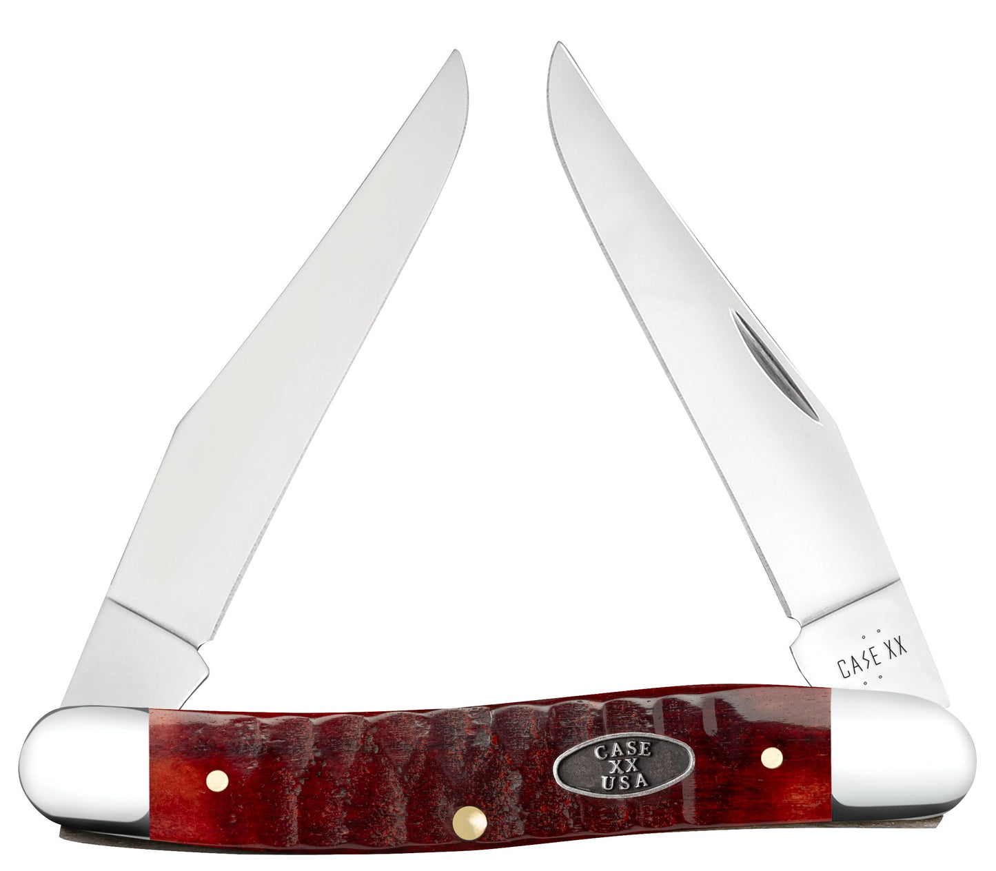 Case Knife Old Red Bone Gator Jig Muskrat 51543