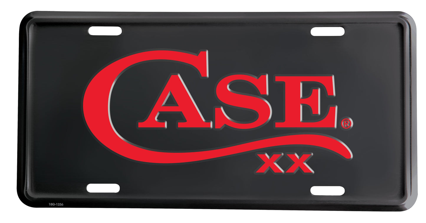 Case Knife Black License Plate 52556