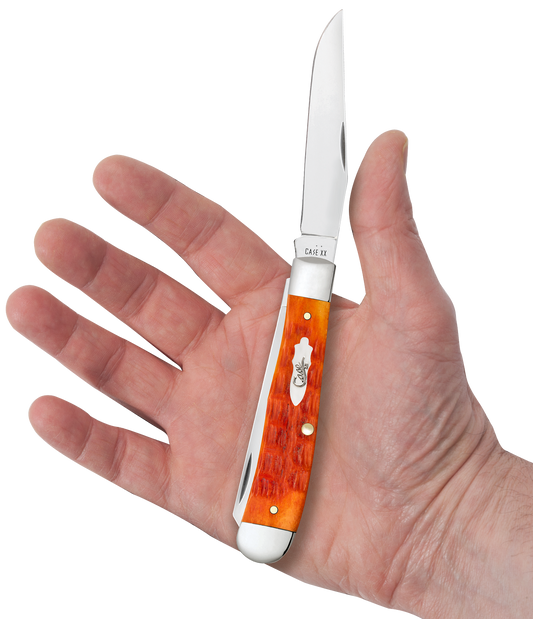 Case Knife Tequila Sunrise Bone Jig Trapper 57530