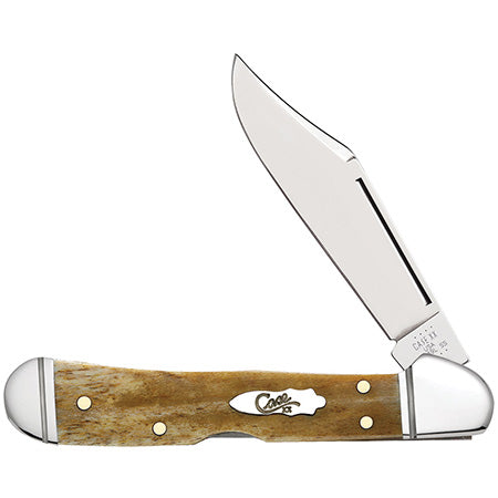 Case Knife Antique Bone Smooth Mini Copperlock 58186