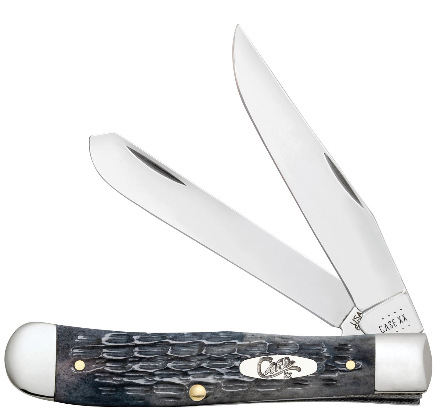 Case Knife Pocket Worn Gray Trapper 58410