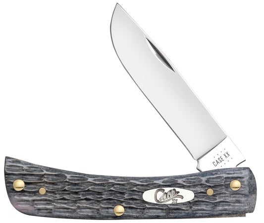 Case Knife Pocket Worn Gray Sod Buster Jr 58412