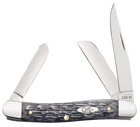 Case Knife Pocket Gray Bone Stockman 58413