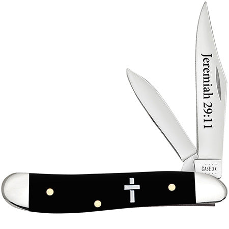 Case Knife Peanut Jeremiah 29:11 60866
