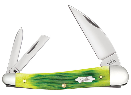 Case Knife Lime Green Seahorse Whittler 61047