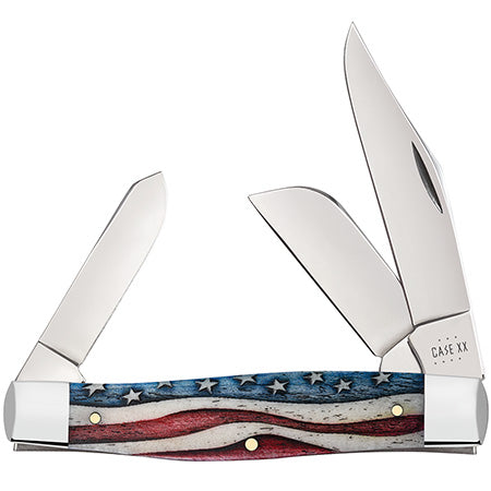 Case Knife Star Spangled Large Stockman 64142
