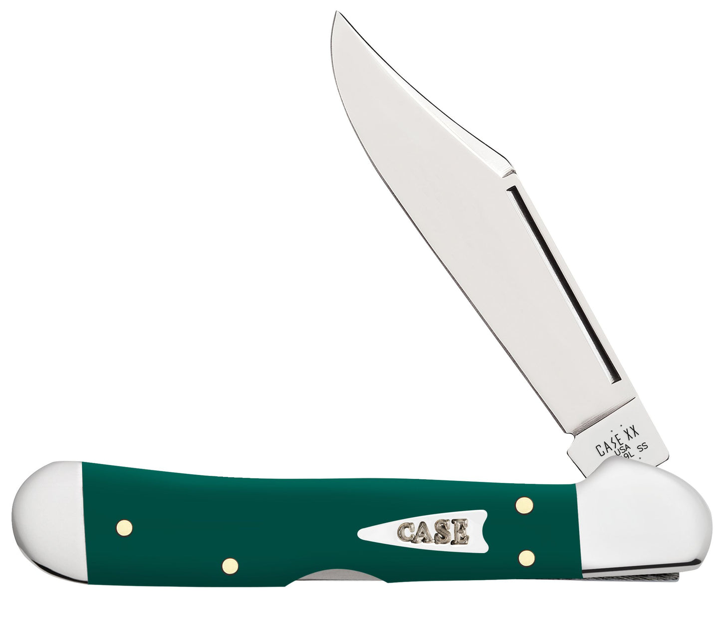 Case Knife Spruce Green Synthetic CopperLock 64534