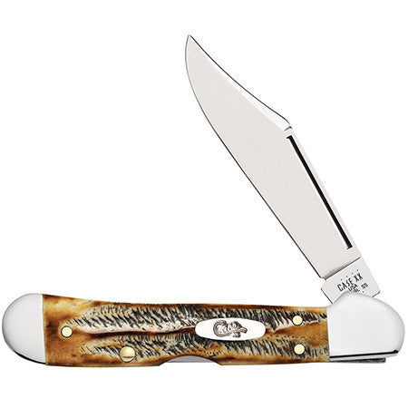 Case Knife 6.5 Bone Stag Copper Lock 65327