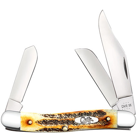 Case Knife 6.5 BoneStag Medium Stockman 65336